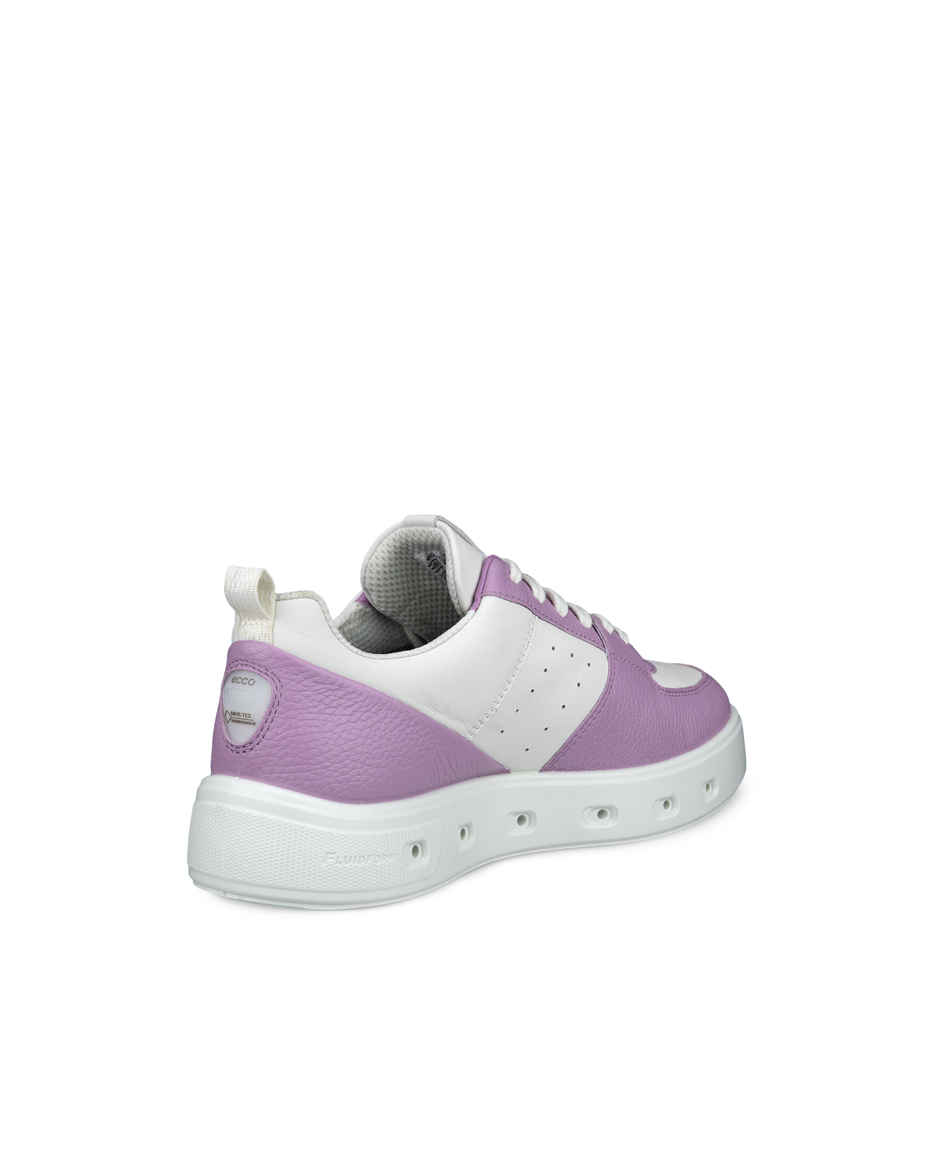 Women's ECCO® Street 720 Leather Gore-Tex Sneaker - Purple - Back