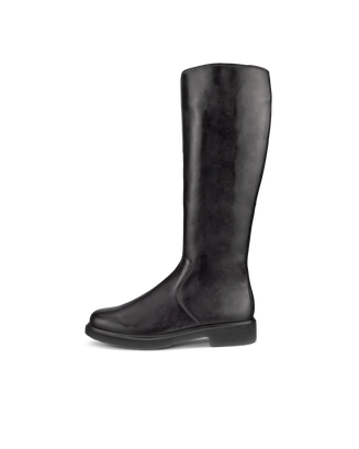 ECCO® Metropole Amsterdam bottes hautes en cuir pour femme - Noir - Outside