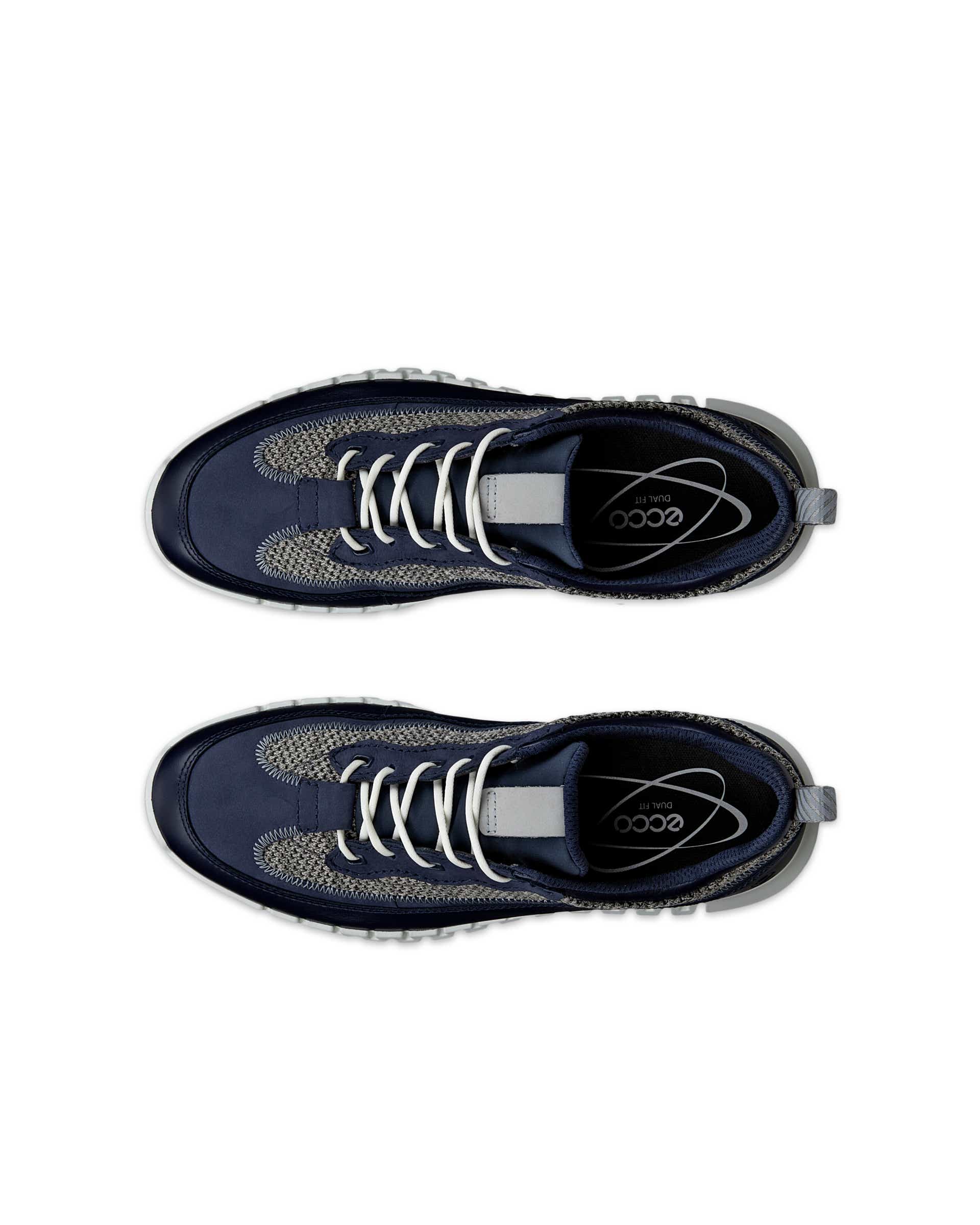 Pánské kožené tenisky ECCO® GRUUV - Modrá - Top left pair