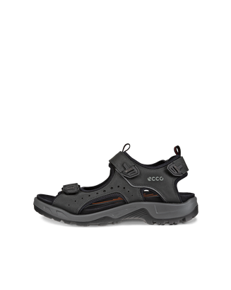 Sandalias de senderismo de nobuk ECCO® Offroad para hombre - Negro - Outside