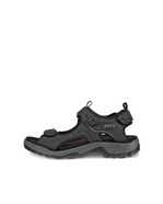 Sandalias de senderismo de nobuk ECCO® Offroad para hombre - Negro - Outside