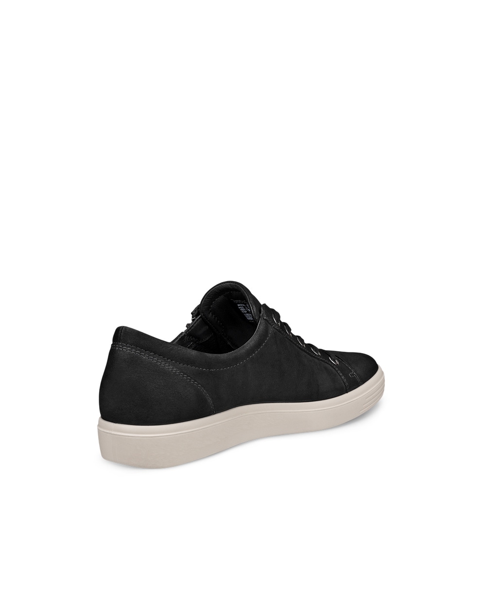 Women's ECCO® Classic Nubuck Sneaker - Black - Back