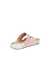 Women's ECCO® Cozmo 60 Leather Two Strap Sandal - Pink - Back