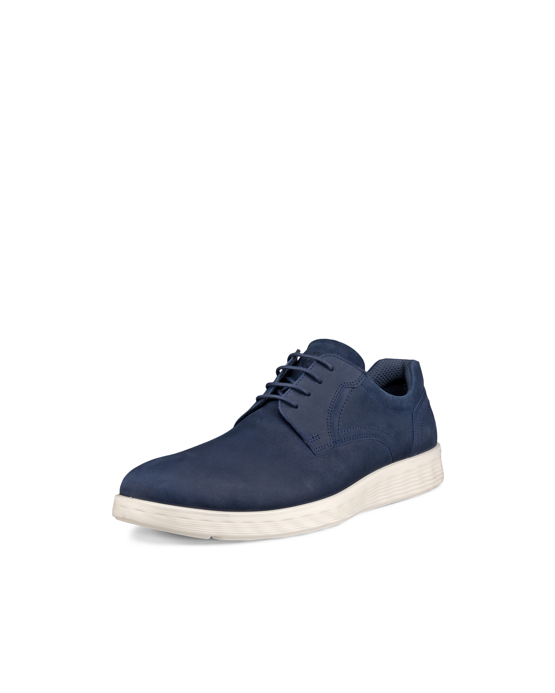 ECCO® S Lite Hybrid derbies en nubuck pour homme - Bleu - Main