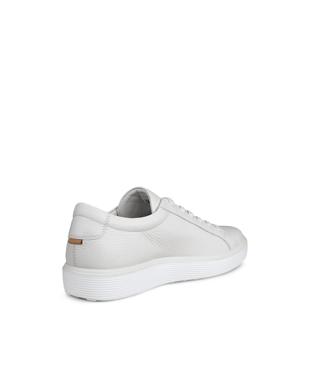 ECCO® Soft 60 baskets en cuir pour homme - Blanc - Back