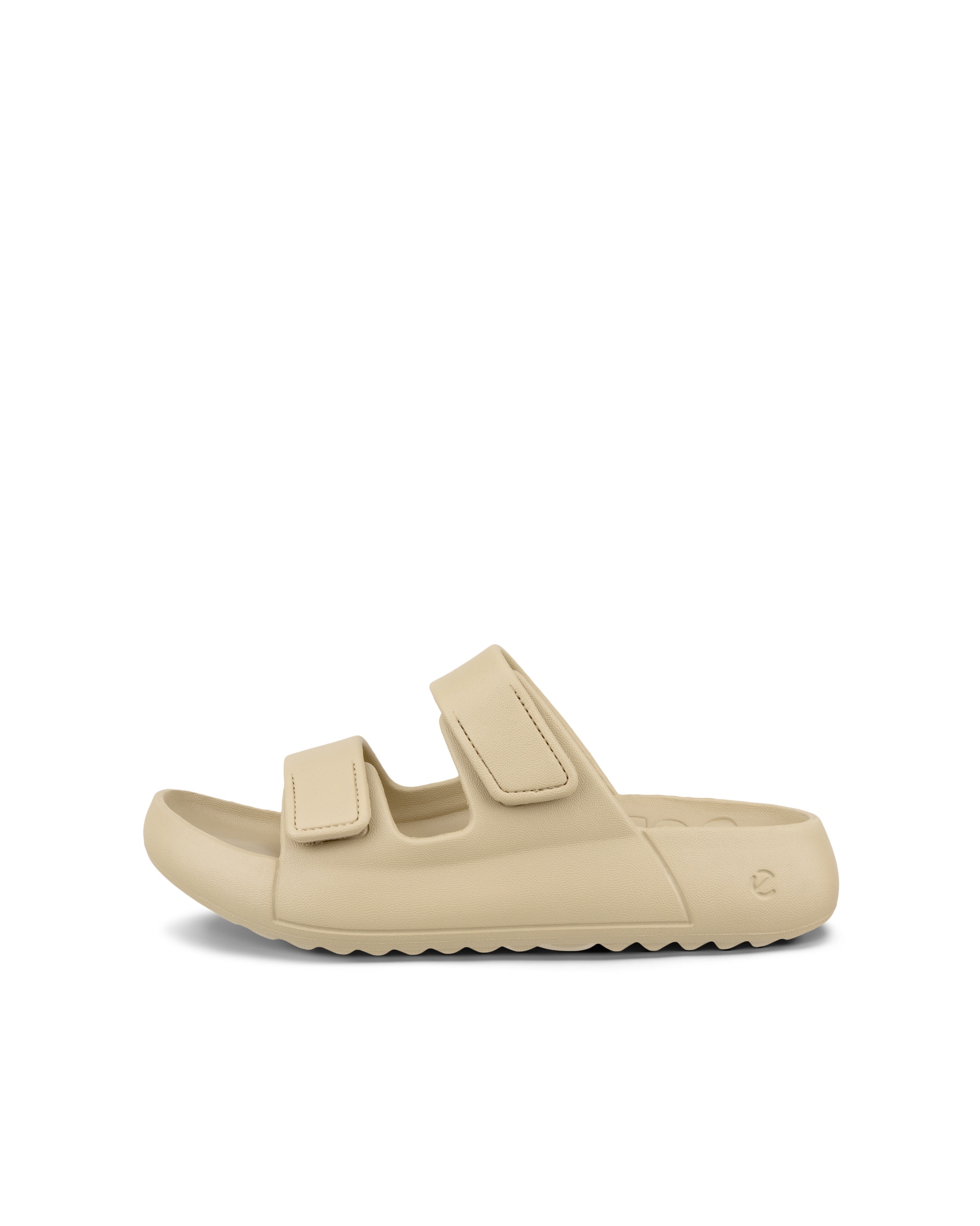 Unisex ECCO® Cozmo E Two-Strap Sandal - Beige - Outside