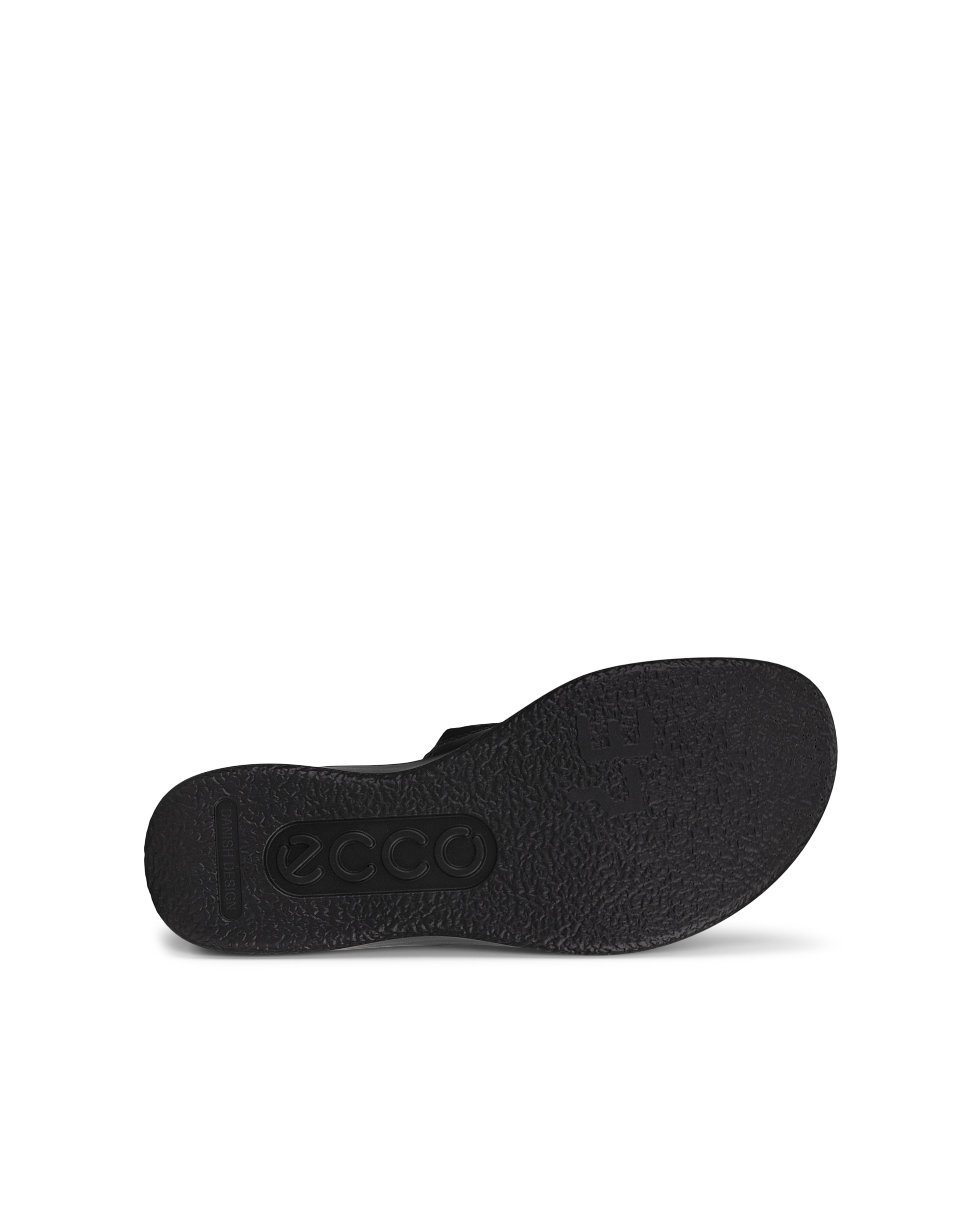 Women's ECCO® Flowt LX Leather Wedge Slide - Black - Sole