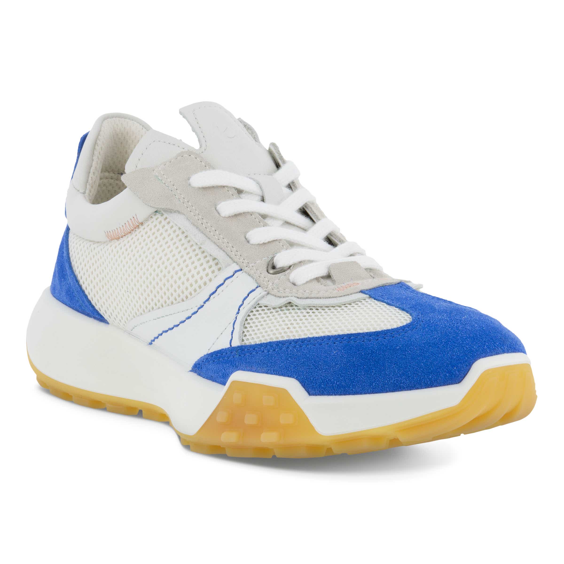 Zapatillas de tela ECCO® Retro Sneaker para mujer - Blanco - Main