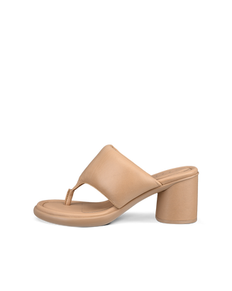 ECCO® Sculpted Sandal LX 55 nahast kontsaga sandaalid naistele - Pruun - Outside