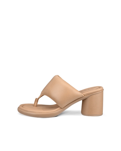 Ecco tan sandals on sale