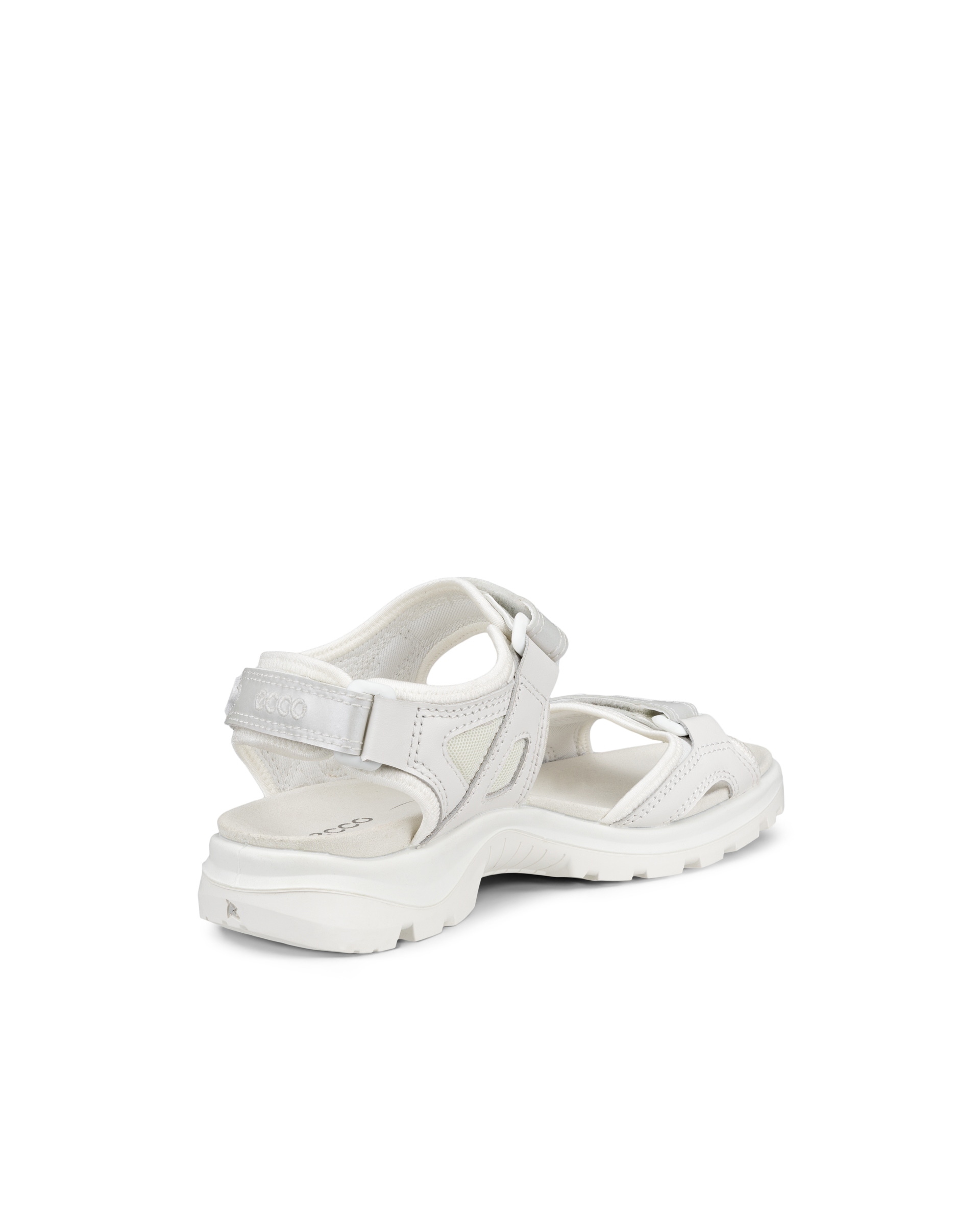 Women's ECCO® Offroad Leather Hiking Sandal - White - Back