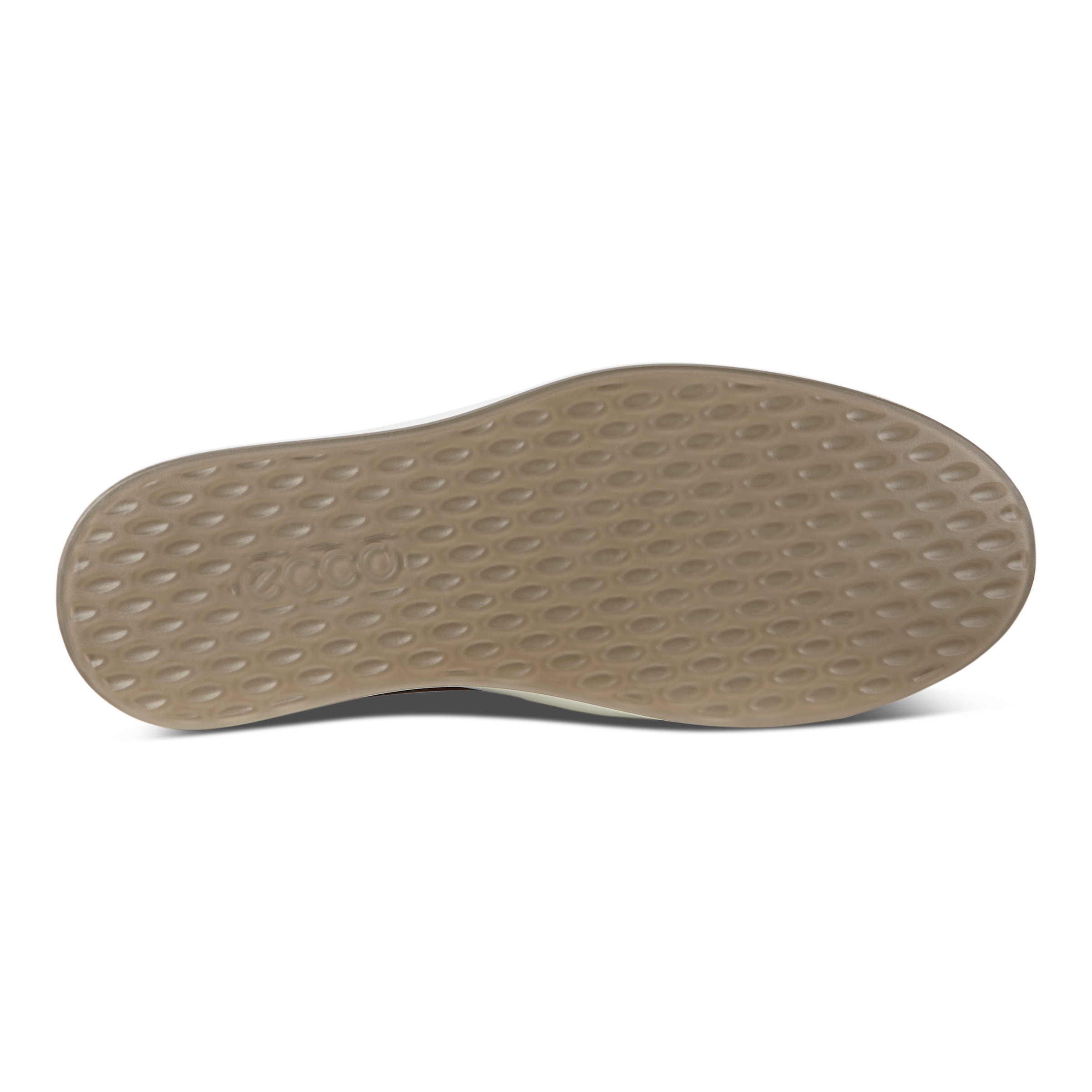 ECCO Soft 8 Men's Leather-lace Sneakers - Brown - Sole