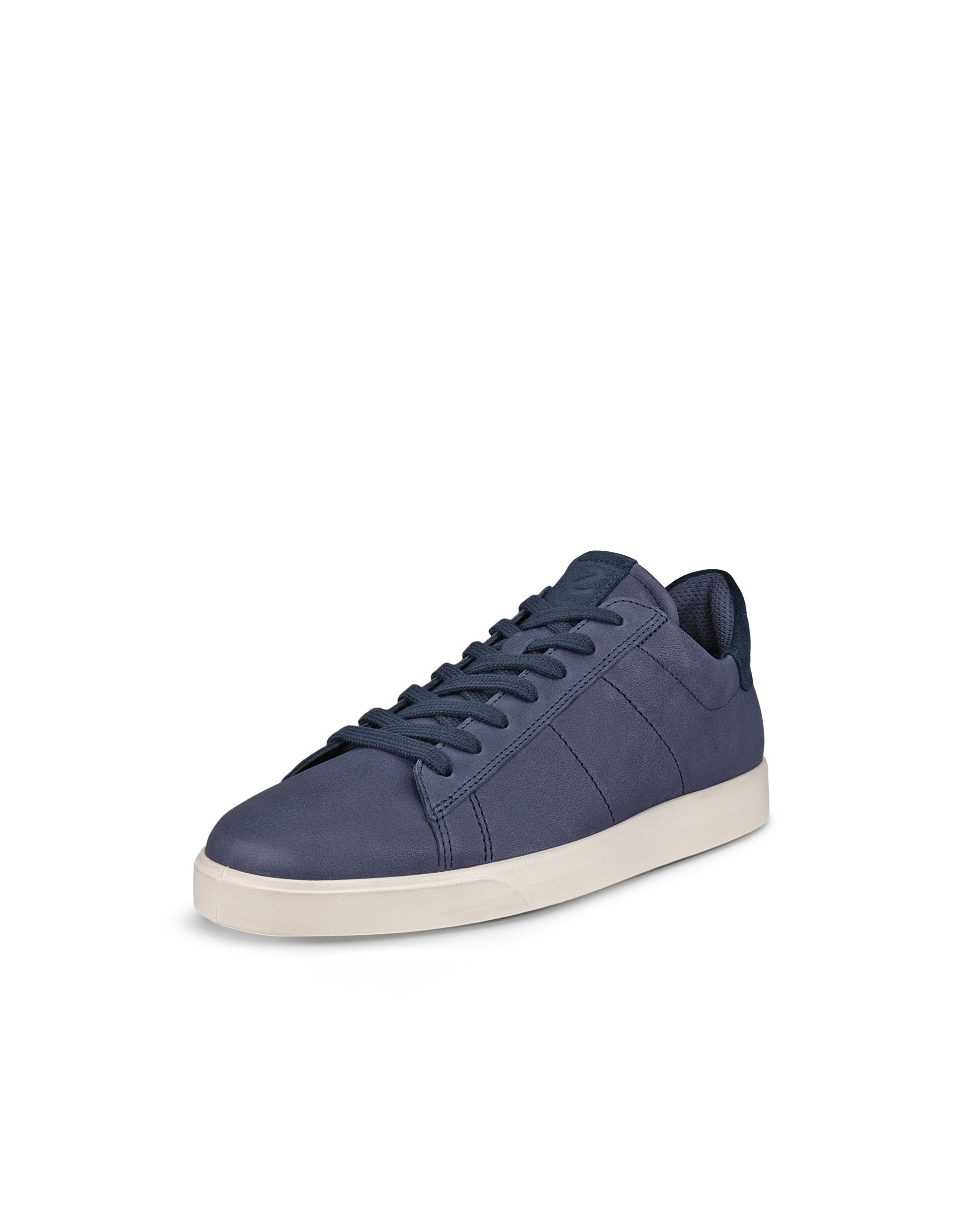 Men's ECCO® Street Lite Leather Sneaker - Blue - Main