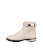 Women's ECCO® Sculpted LX Leather Ankle Boot - Beige - Outside