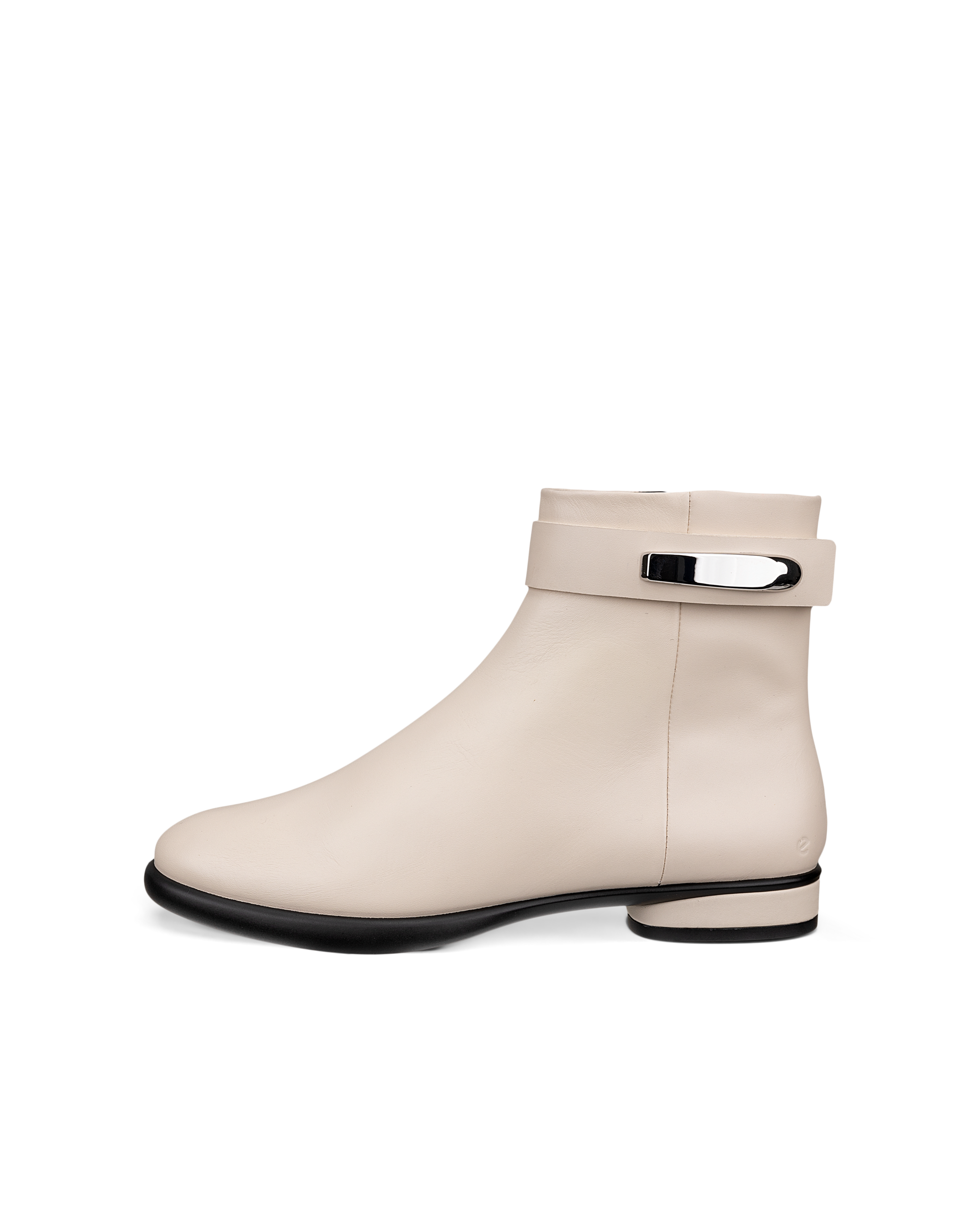 Women's ECCO® Sculpted LX Leather Ankle Boot - Beige - Outside