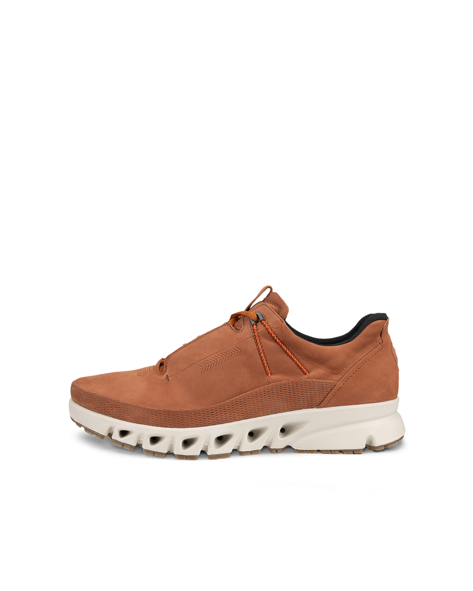 ECCO Men's Multi-vent Waterproof Shoes - Brown - Outside