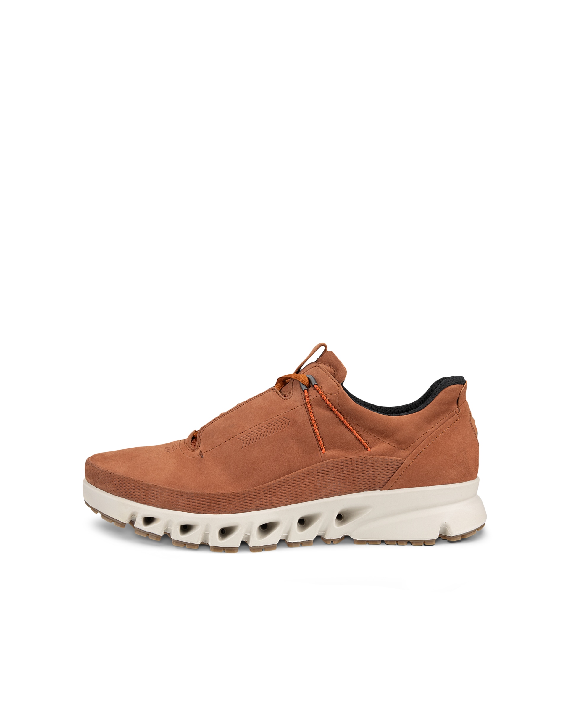 Men's ECCO® Multi-Vent Nubuck Gore-Tex Shoe - Brown - Outside