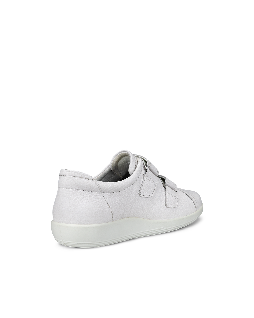 Zapatillas de piel para caminar ECCO® Soft 2.0 para mujer - Blanco - Back