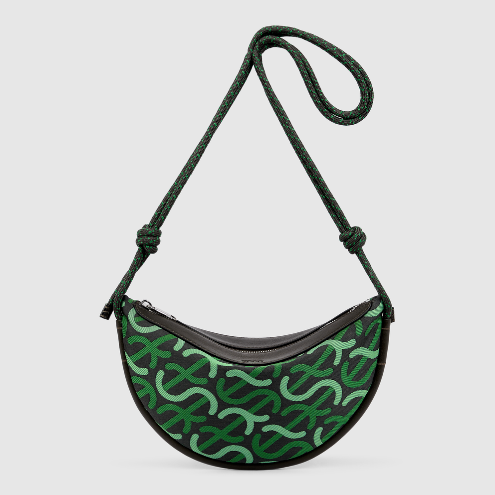 ECCO® Wave Contact Fortune Textile Shoulder Bag - Green - Main