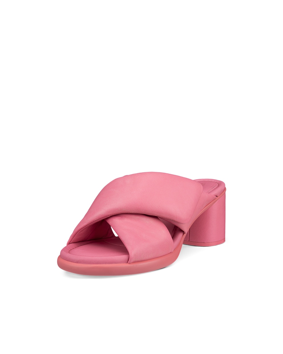 Sandalias de piel con tacón ECCO® Sculpted Sandal LX 55 para mujer - Rosa - Main