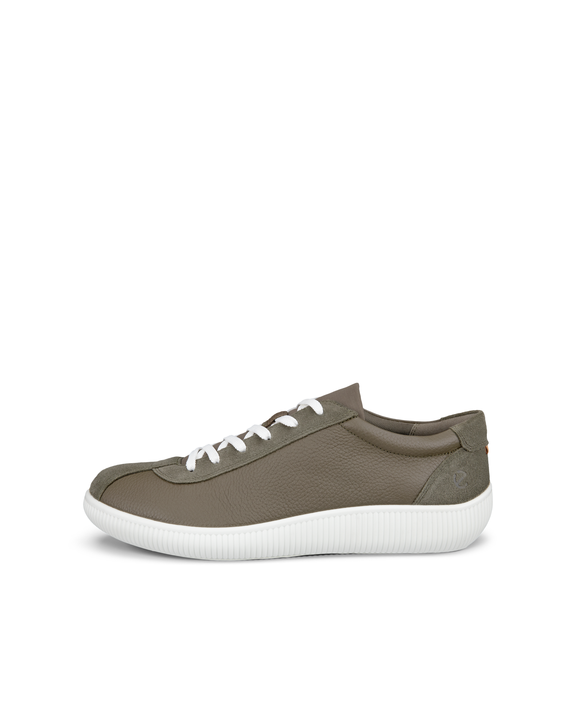 ECCO® Soft Zero baskets en cuir pour homme - Brun - Outside