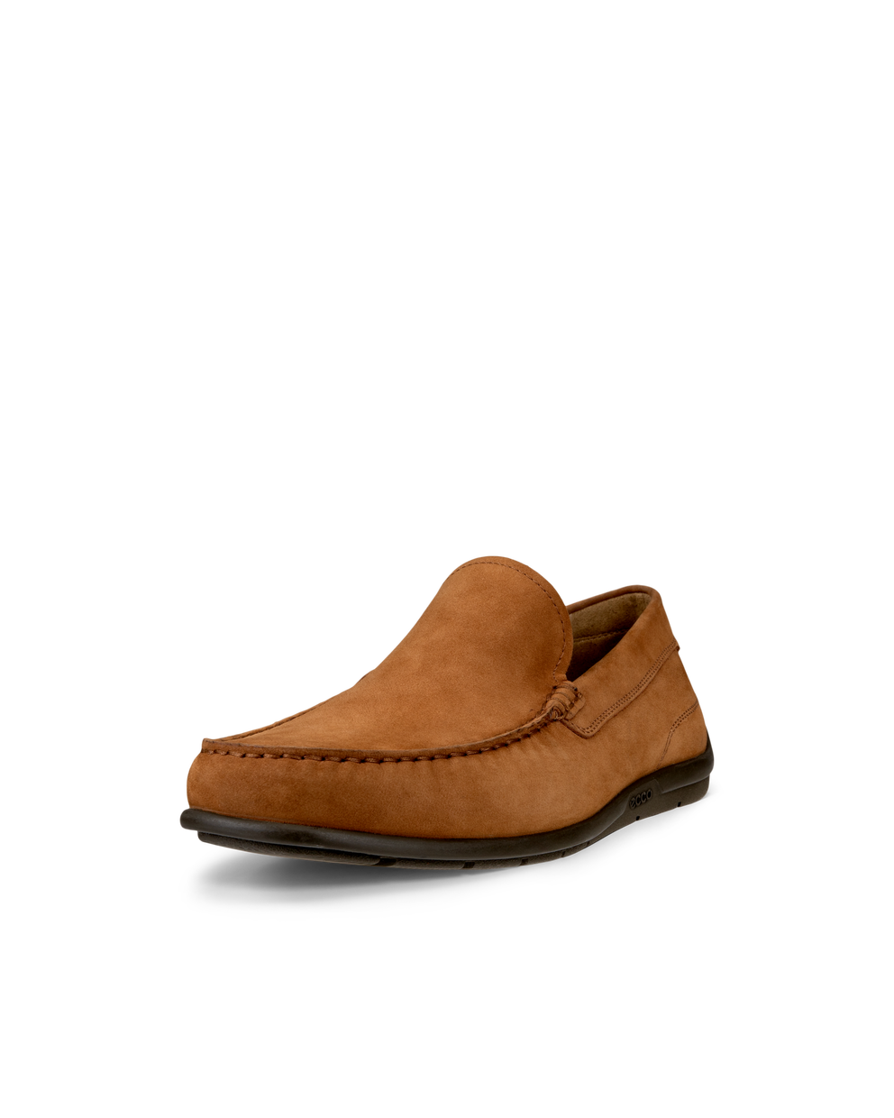 Men's ECCO® Classic Moc 2.0 Leather Slip-On Moc - Brown - Main