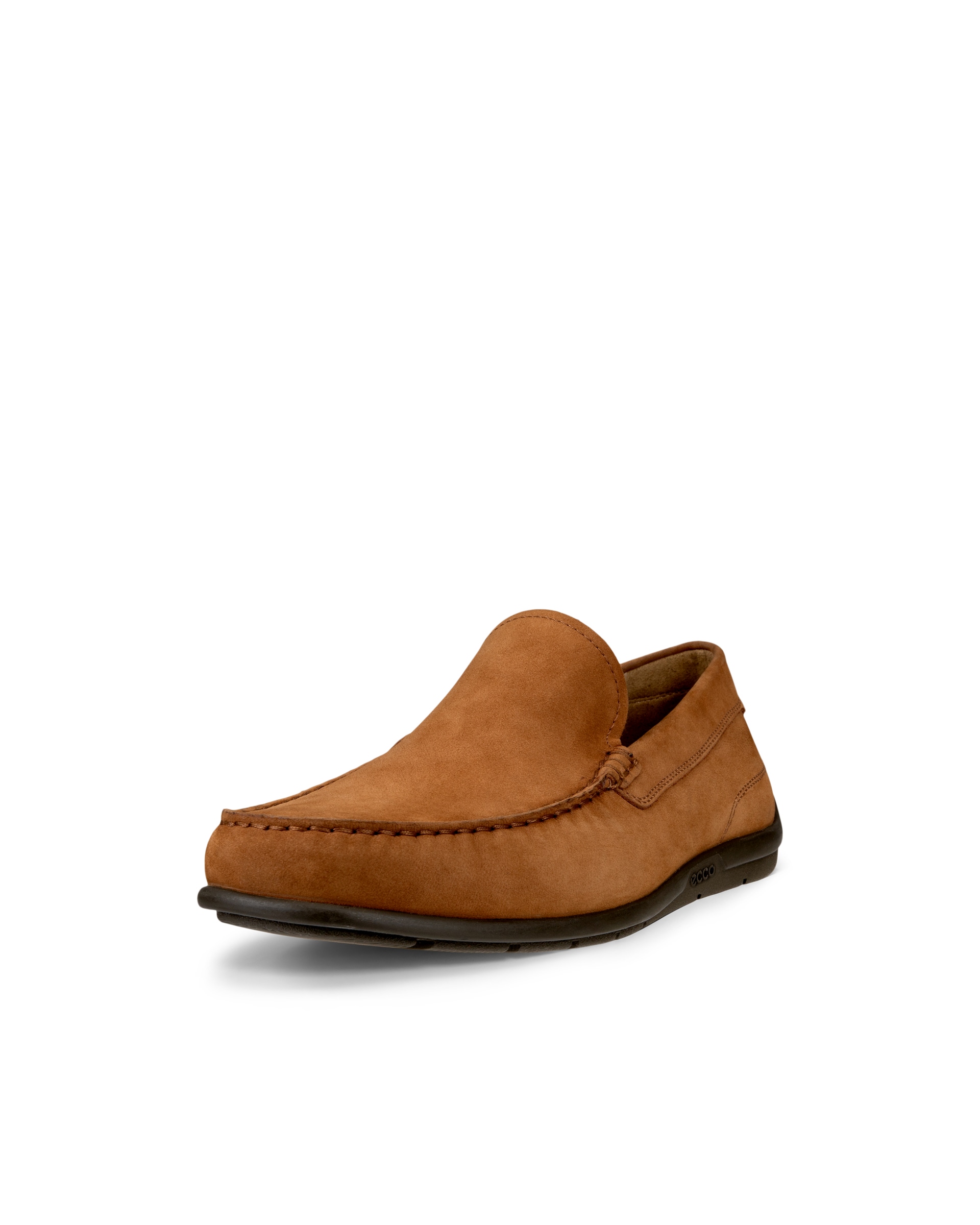 Men's ECCO® Classic Moc 2.0 Leather Slip-On - Brown - Main