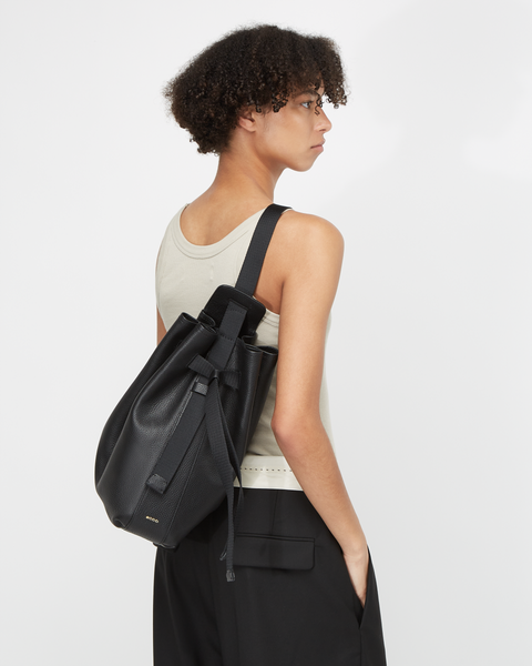 ECCO® Sail Leather Hobo Bag | Black