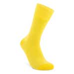 ECCO Men's Classic Birds Eye Mid-cut Socks - Yellow - Main