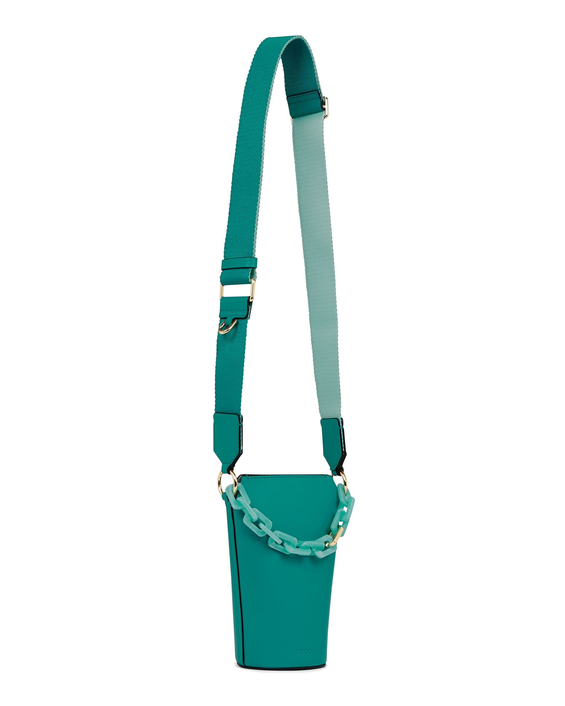 ECCO® Pot Chain sac bandoulière cuir - Vert - Main