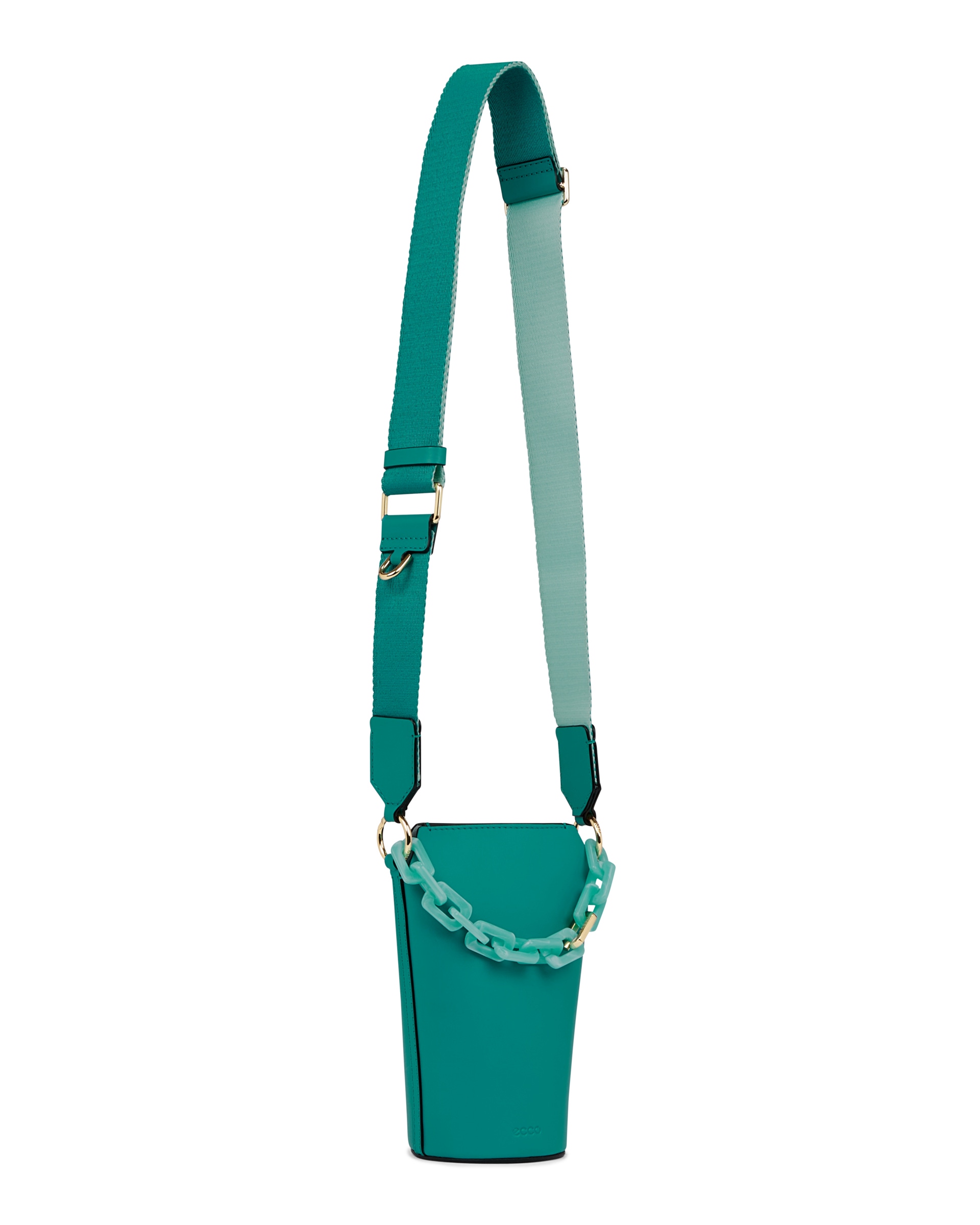 ECCO® Pot Leather Crossbody Bag - Green - Main