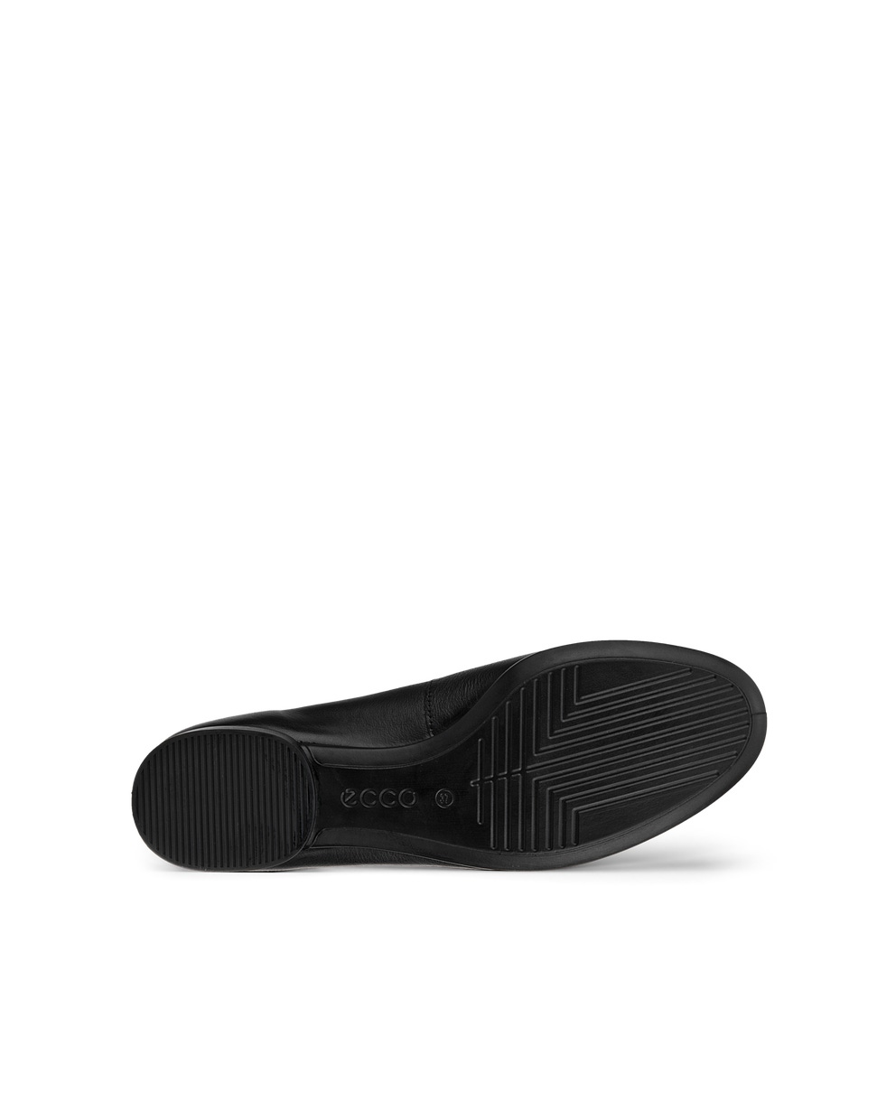 Women's ECCO® Anine Leather Ballerina - Black - Sole