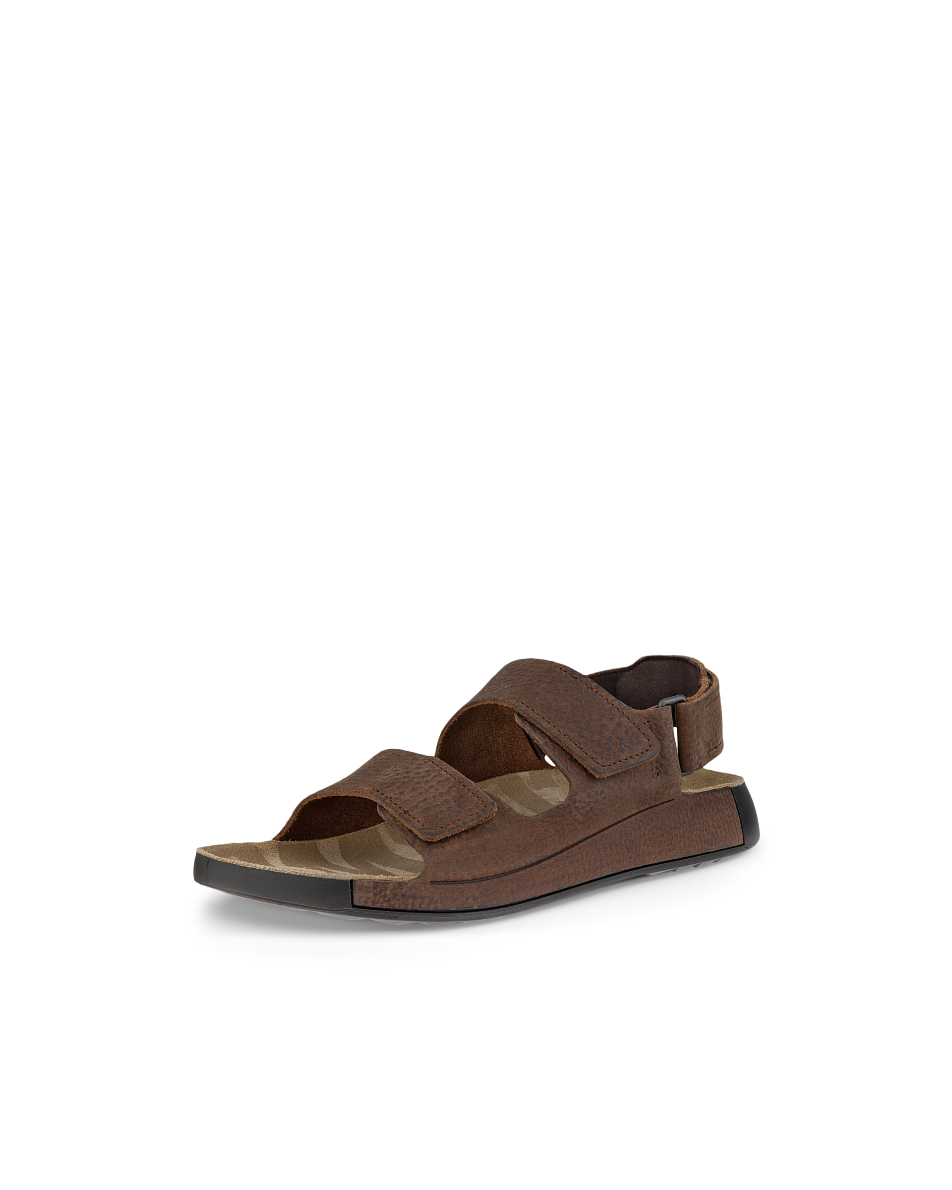 ECCO Men's Cozmo 2 Leather Sandals - Brown - Main