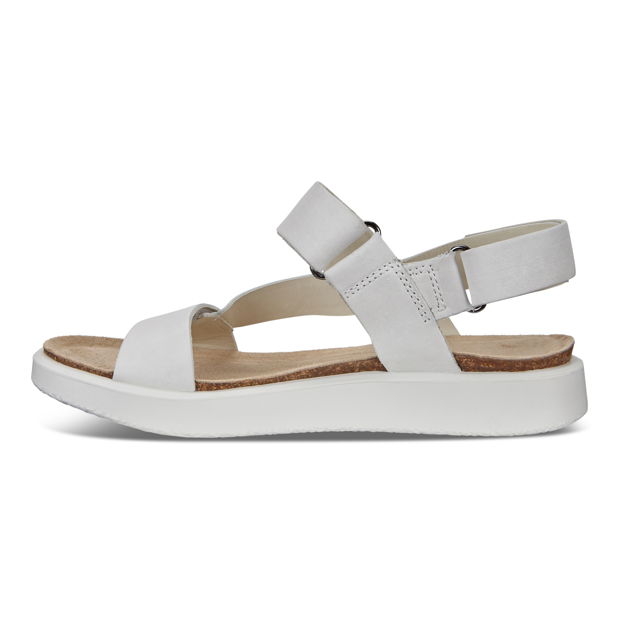 ECCO Women Corksphere Sandal - White - Inside