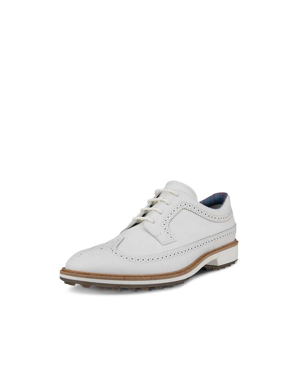 Men's ECCO® Golf Classic Hybrid (Kiltie Edition) Leather Golf Shoe - White - Main