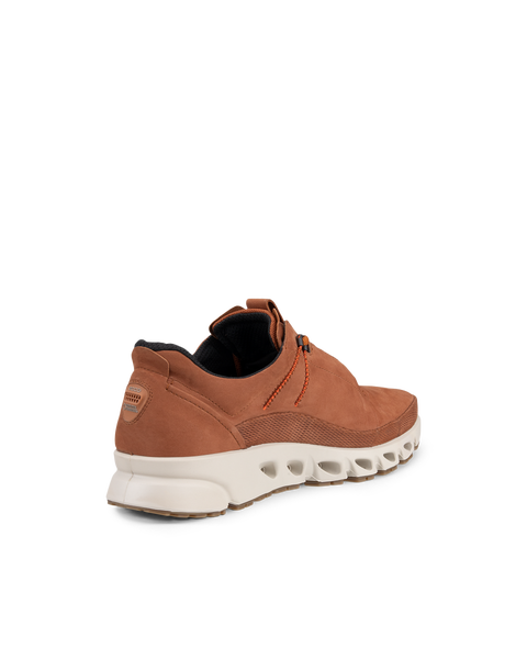 ECCO Men's Multi-vent Waterproof Shoes - Brown - Back