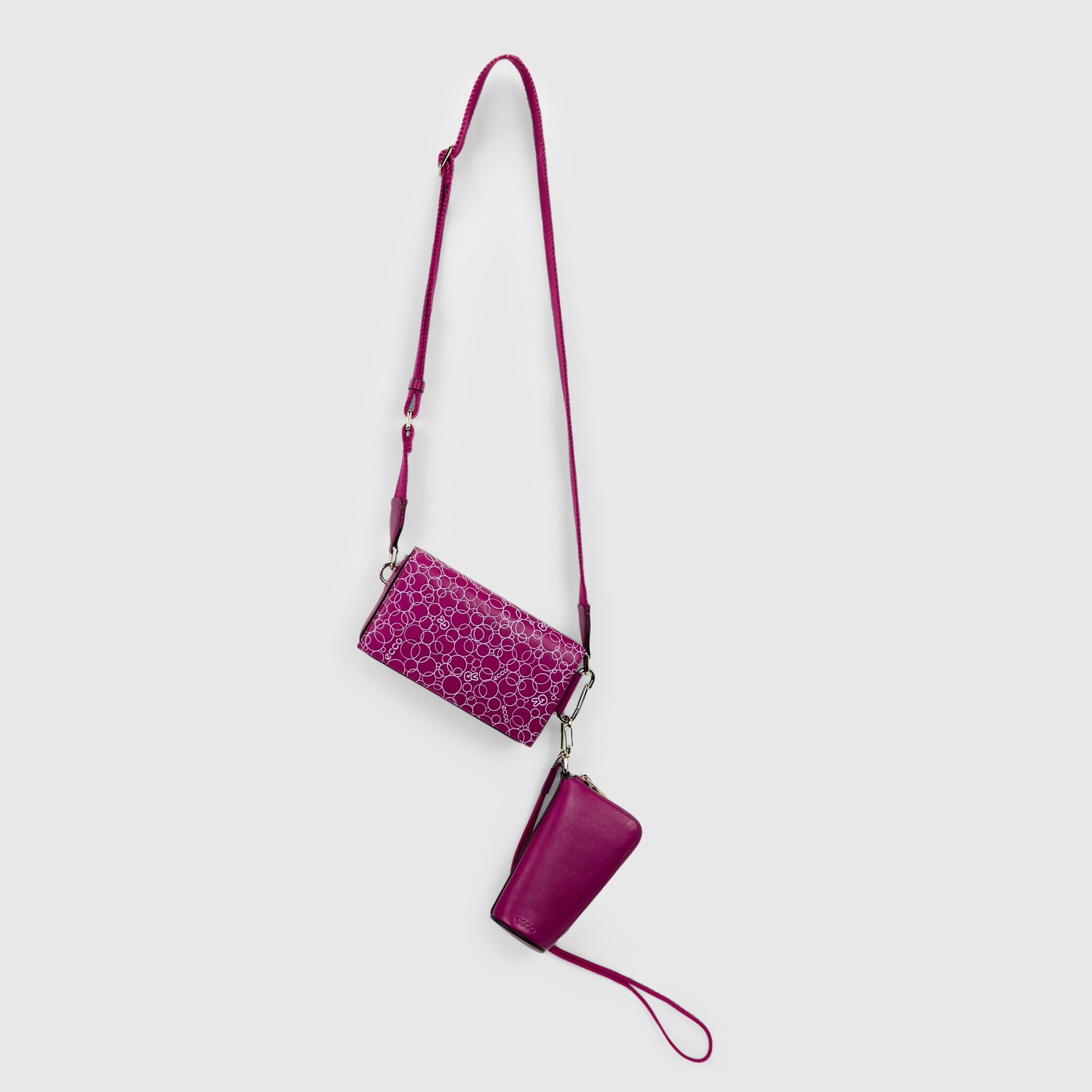 ECCO® Peace Leather Phone Bag - Purple - Detail-1