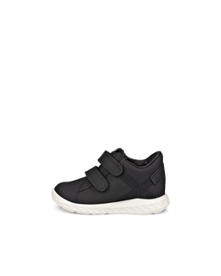 Kids' ECCO® SP.1 Lite Leather Sneaker - Black - Outside