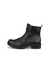 Women's ECCO® Elaina Leather Lace-Up Ankle Boot - Black - Outside