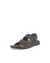 Men's ECCO® Cozmo Nubuck Two-Strap Sandal - Grey - Main