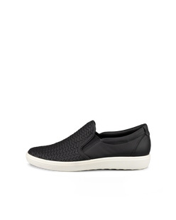 ECCO Soft 7 Women's Sneaker - Negro - Outside