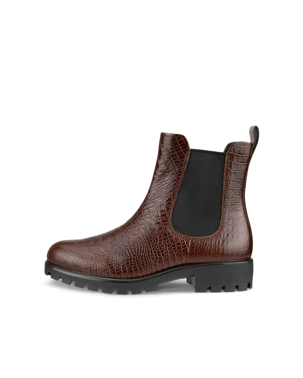 Botas Chelsea de piel ECCO® Modtray para mujer - Marrón - Outside