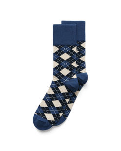 Men's ECCO® Classic Mid-Cut Socks - Blue - Main