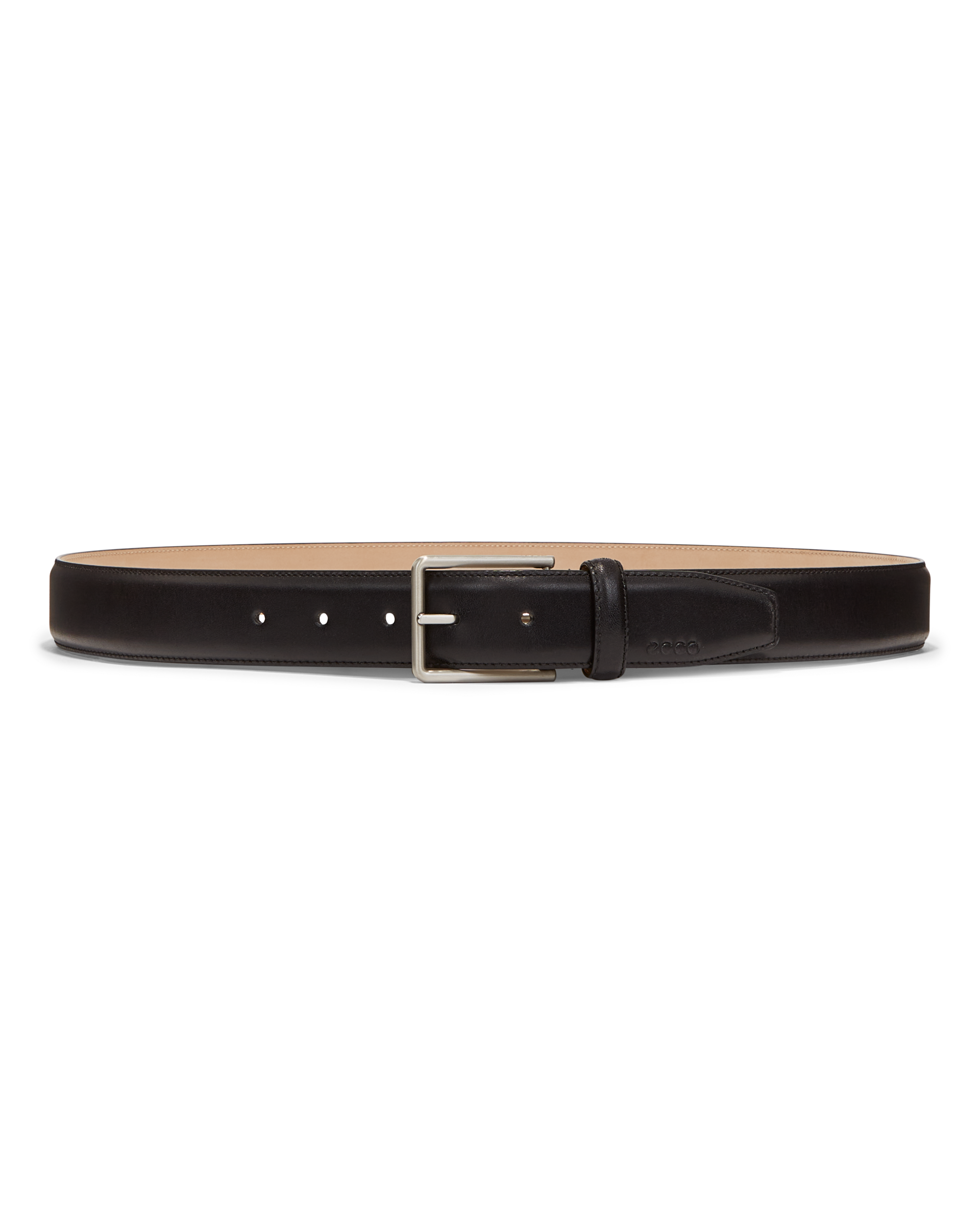 ECCO® Ceinture en cuir pour homme - Noir - Main