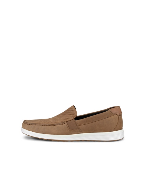 Ecco moccasin mens gold online