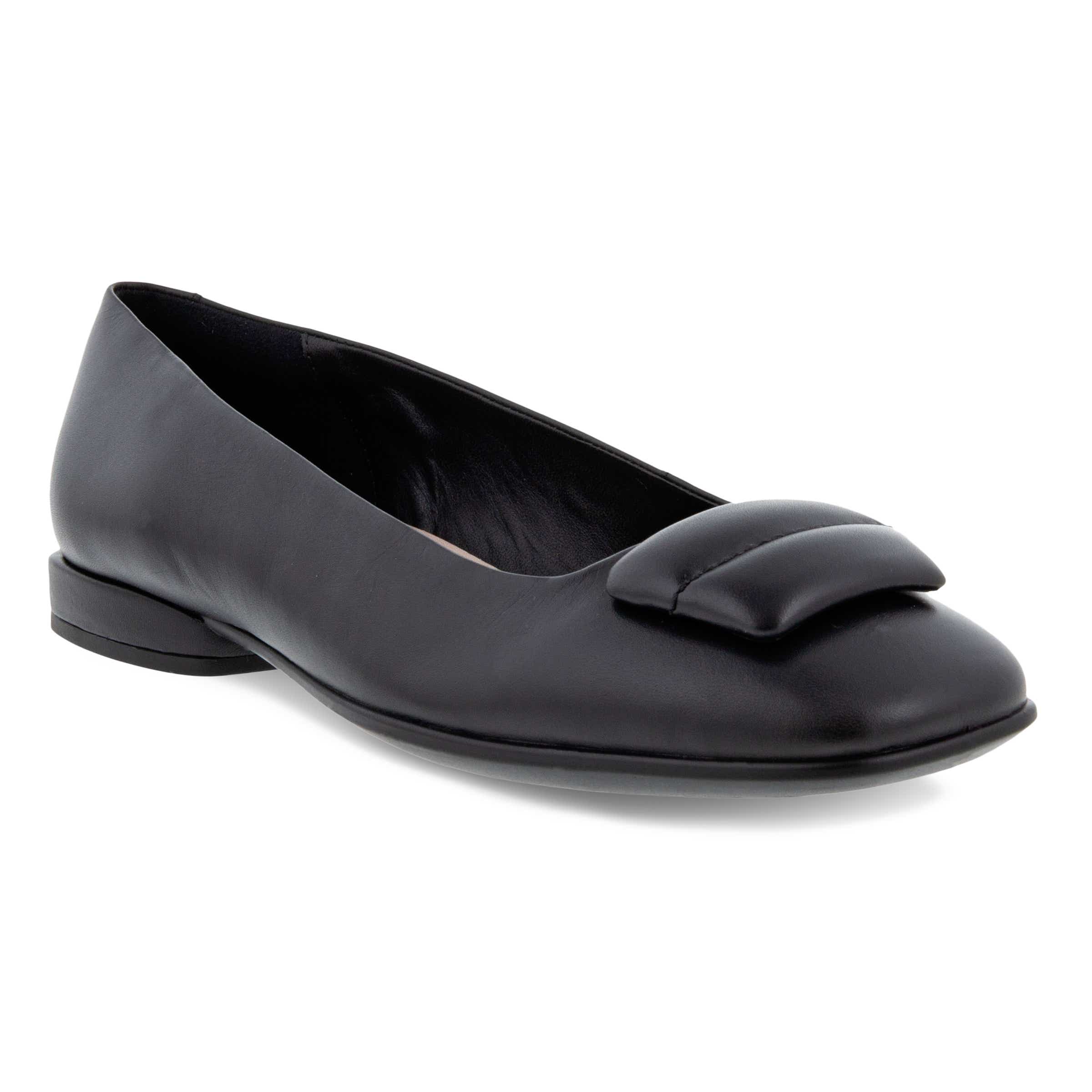 Bailarinas de piel ECCO® Anine Squared para mujer - Negro - Main