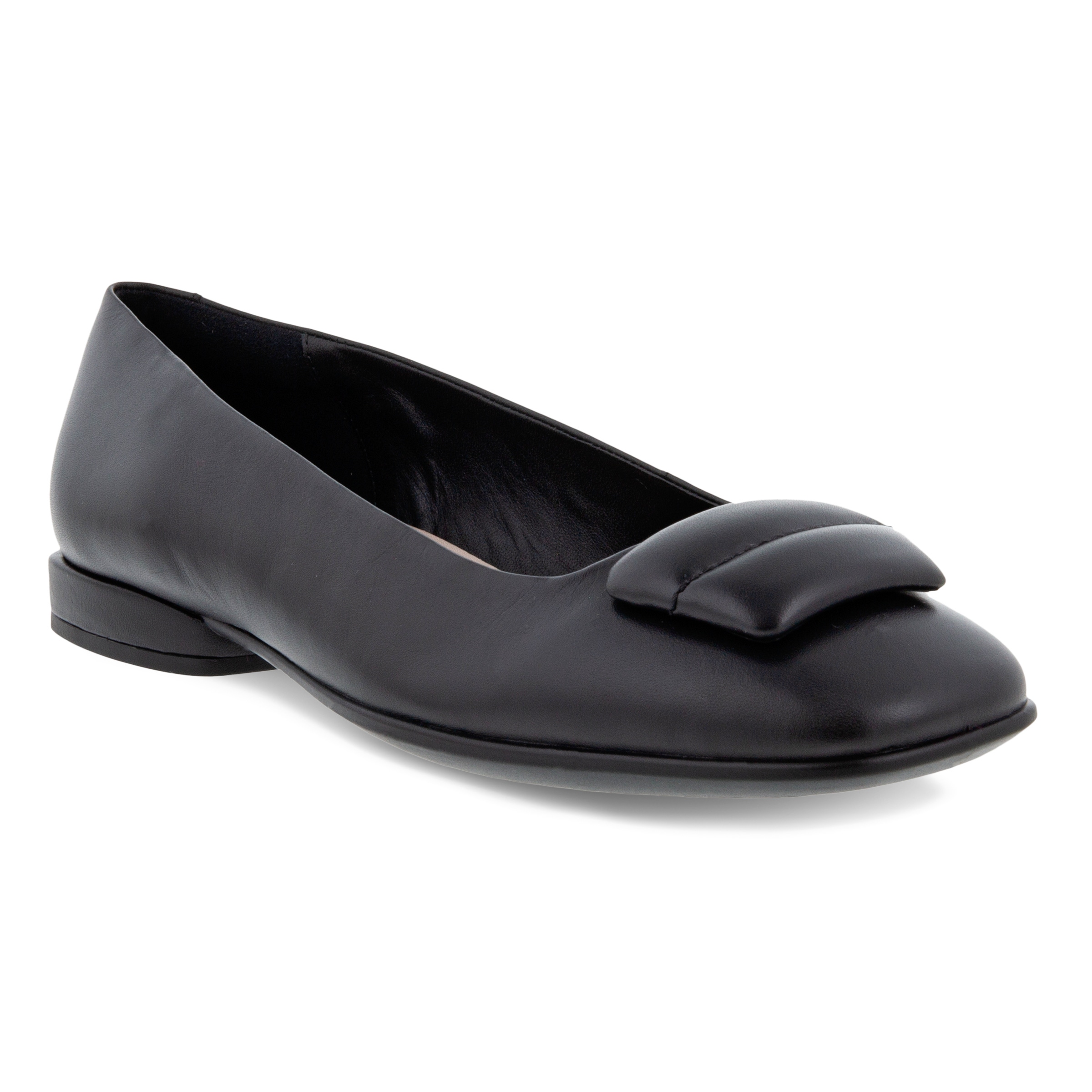Bailarinas de piel ECCO® Anine Squared para mujer - Negro - Main