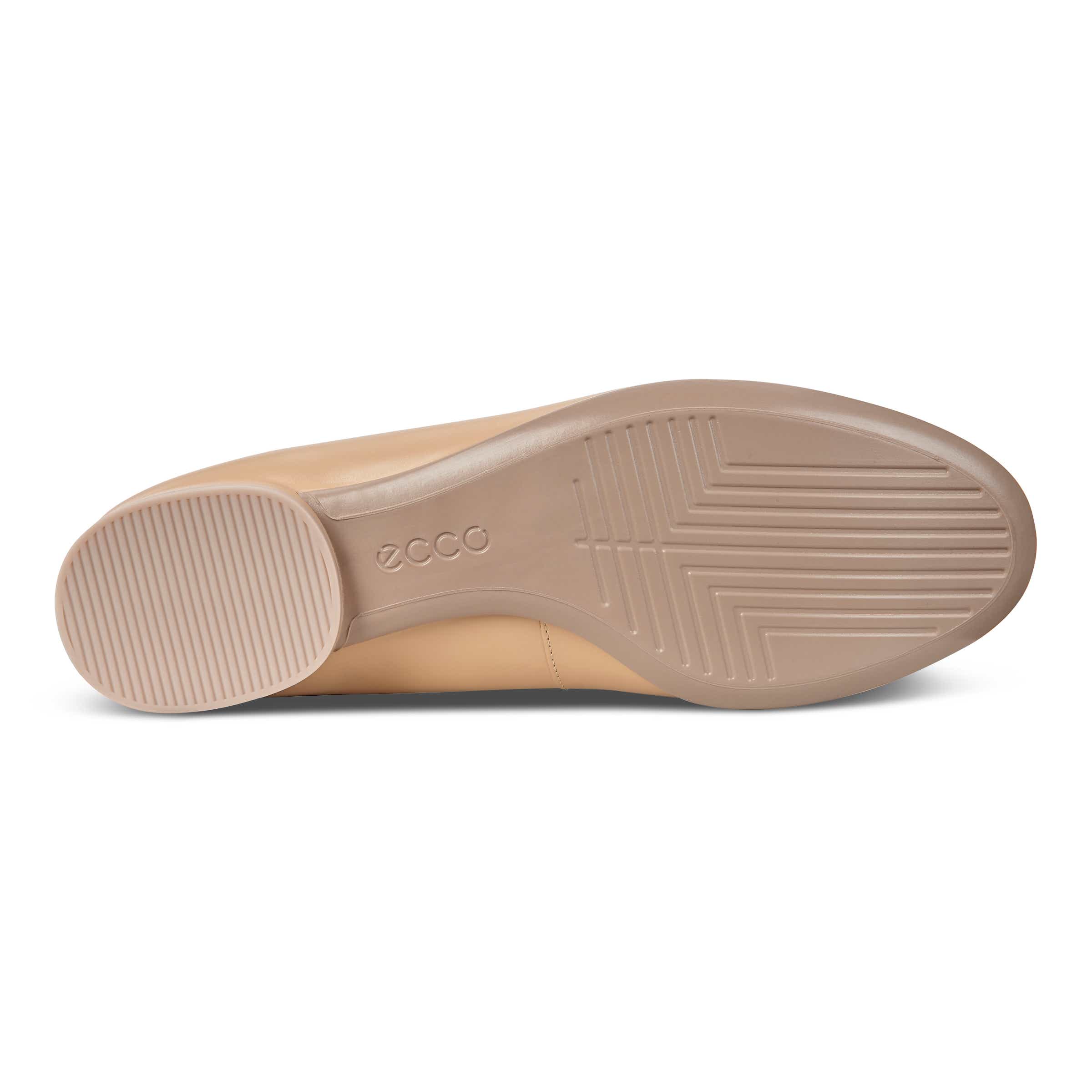 ECCO Anine ウィメンズ レザーバレリーナ - Beige - Sole