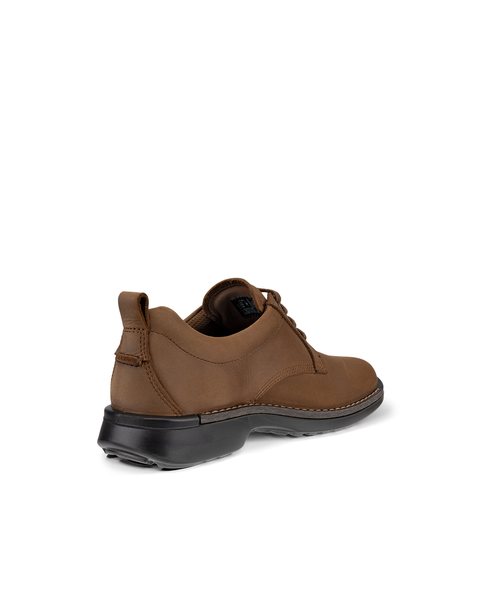 Men's ECCO® Fusion Nubuck Derby Shoe - Brown - Back