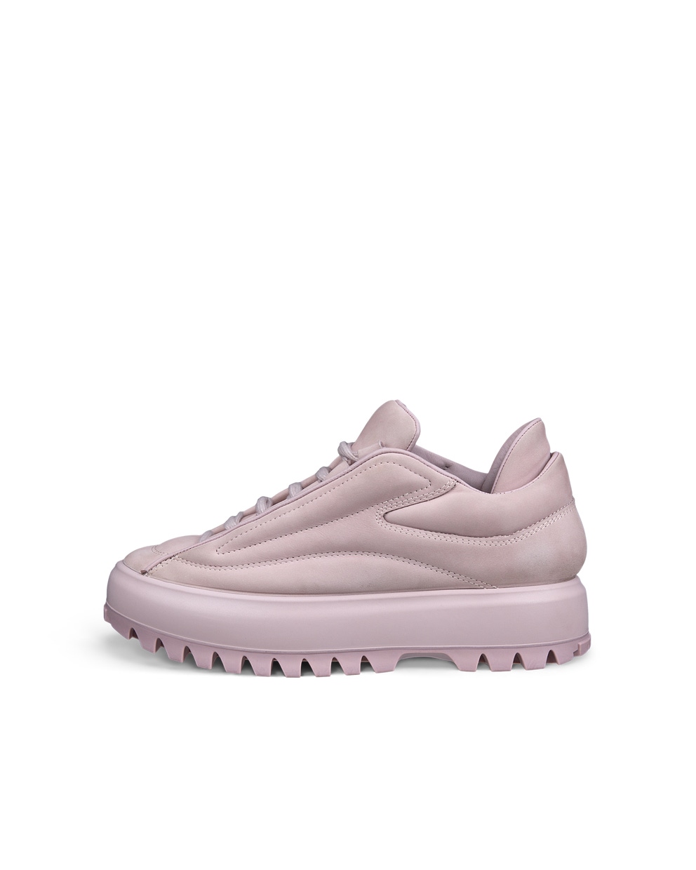 Women's ECCO® Street Ace RAL7000 Nubuck Sneaker - Purple - Outside